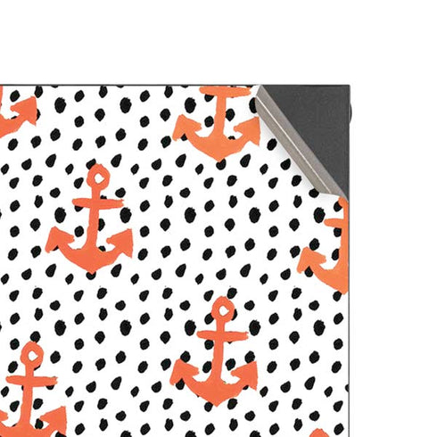 Bouffants and Broken Hearts Anchors and Dots XBox Series X Digital Edition Console Skin